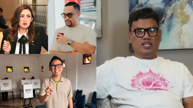 Kolase foto Ahmad Sahroni dan Nafa Urbach. [Istimewa]